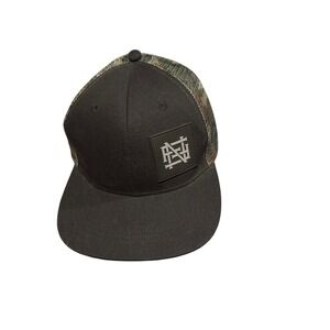 Flag Nor Fail Mens Black Camo Mesh Snapback Trucker Hat FNF Logo Patch Cap